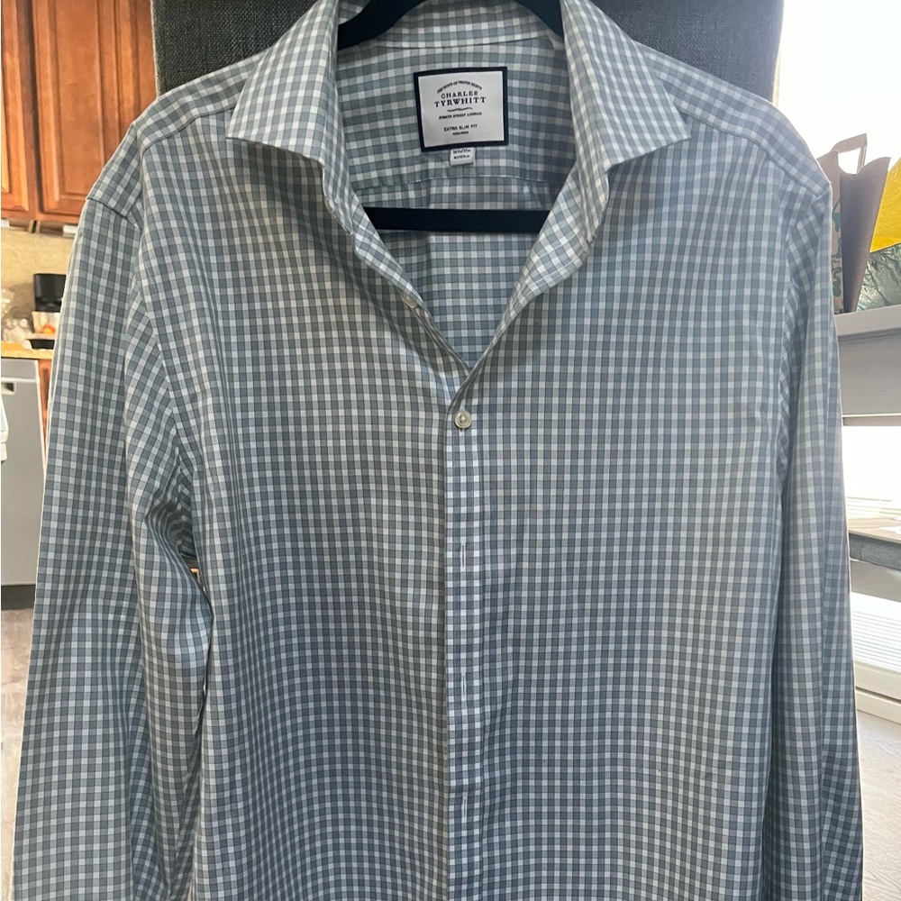 😎🍺Never Worn Charles Tyrwitt Men’s 100% Cotton Button Down Shirt 😎
